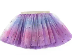 Regnbue Tylskørt – Violet