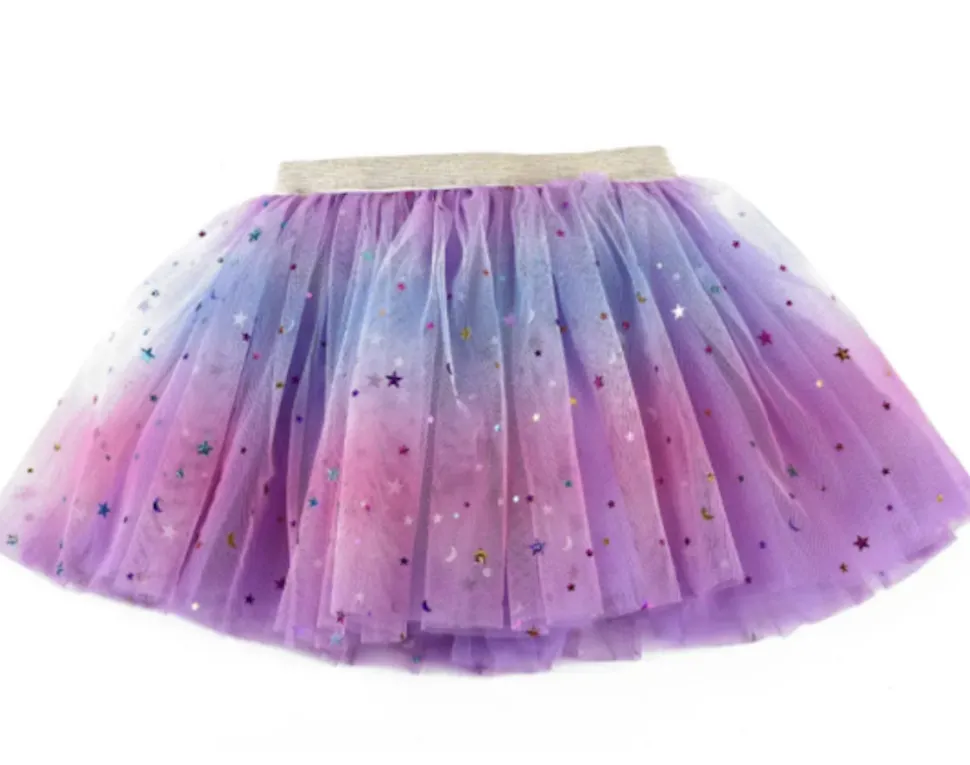 Regnbue Tylskørt – Violet