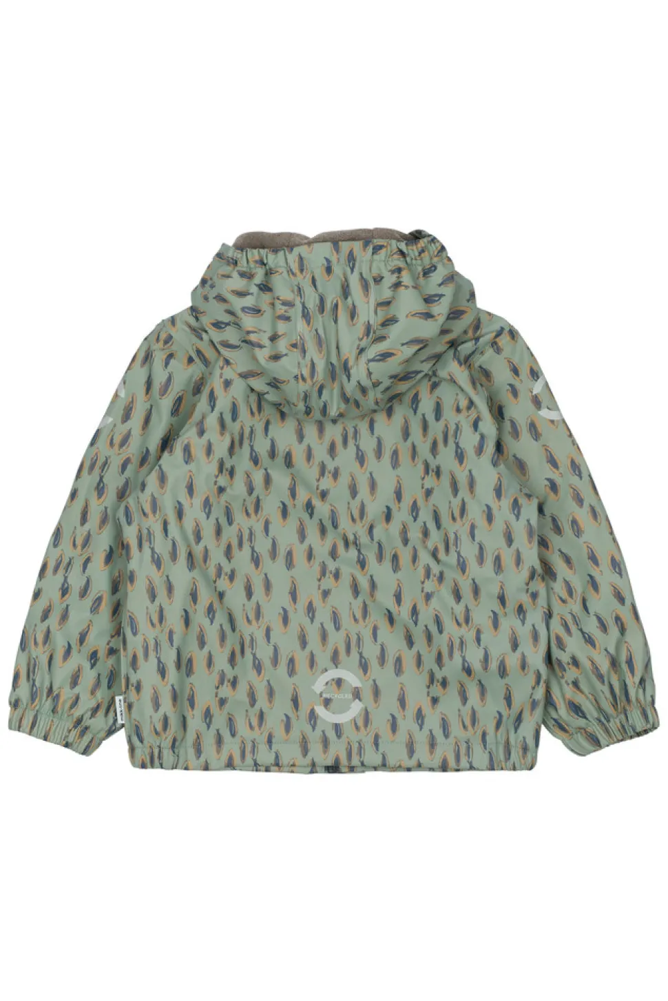 Regnsæt m. Fleece - Iceberg green