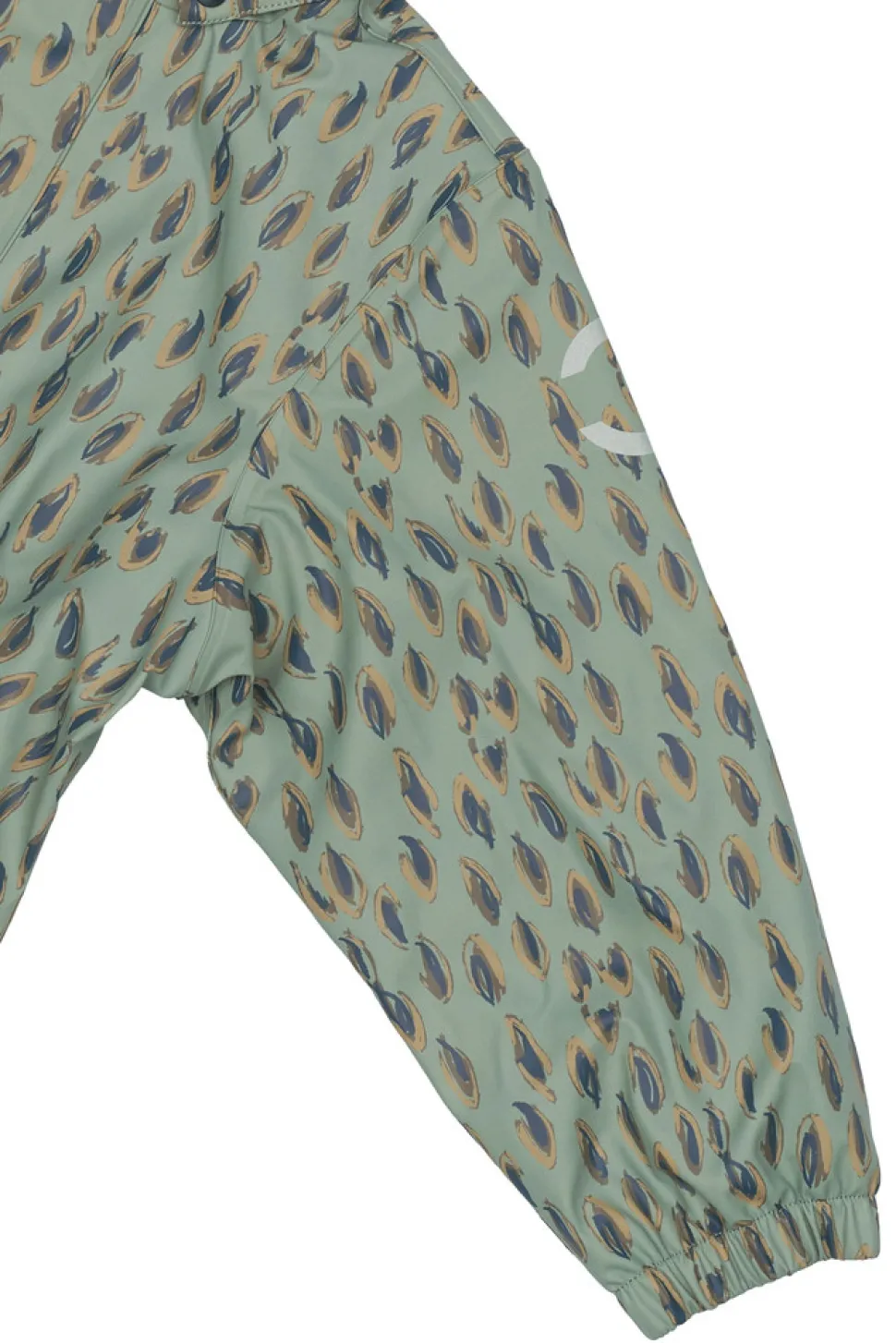 Regnsæt m. Fleece - Iceberg green