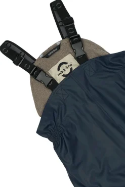 Regnsæt m. Fleece - Iceberg green