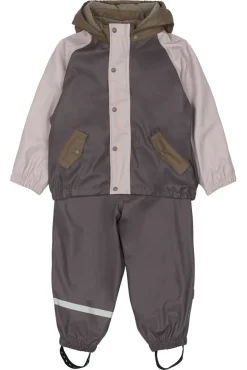 Regnsæt m. Fleece - Sparrow