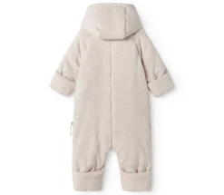 Rex - Vatteret Baby Heldragt - Light beige melange