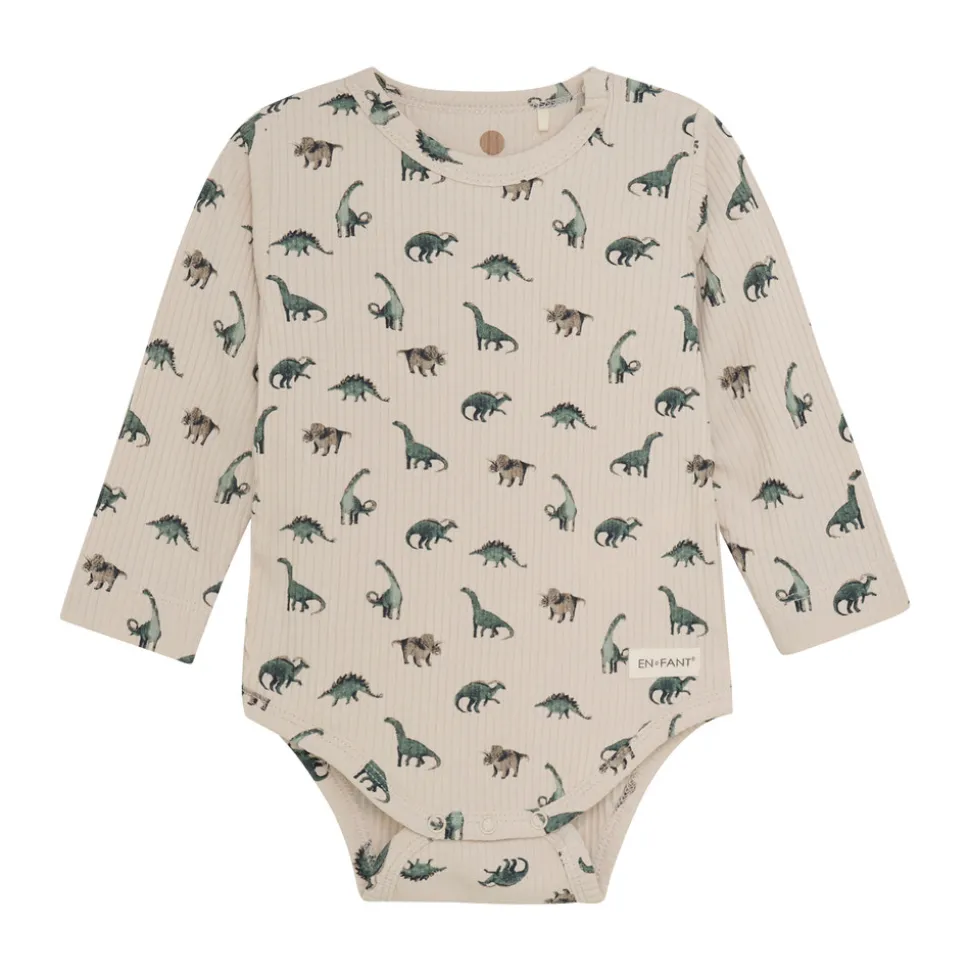 Rib Body Langærmet - 2444