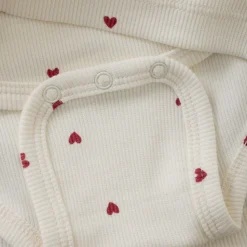 Rib Kjole - med hjerteprint