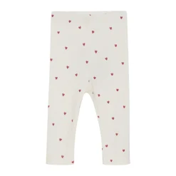 Rib Leggings - med hjerteprint
