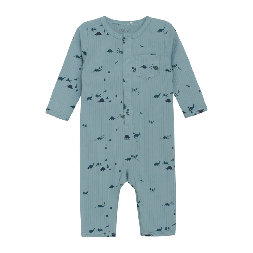 Rib Romper Langærmet - 7117