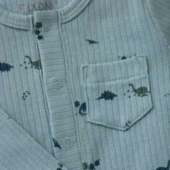 Rib Romper Langærmet - 7117