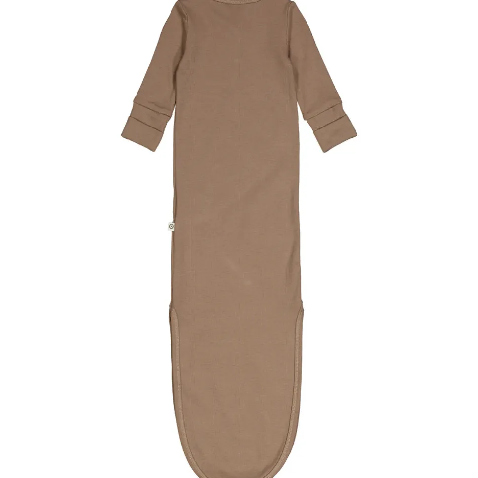 RIB soveposedragt med knude - Walnut