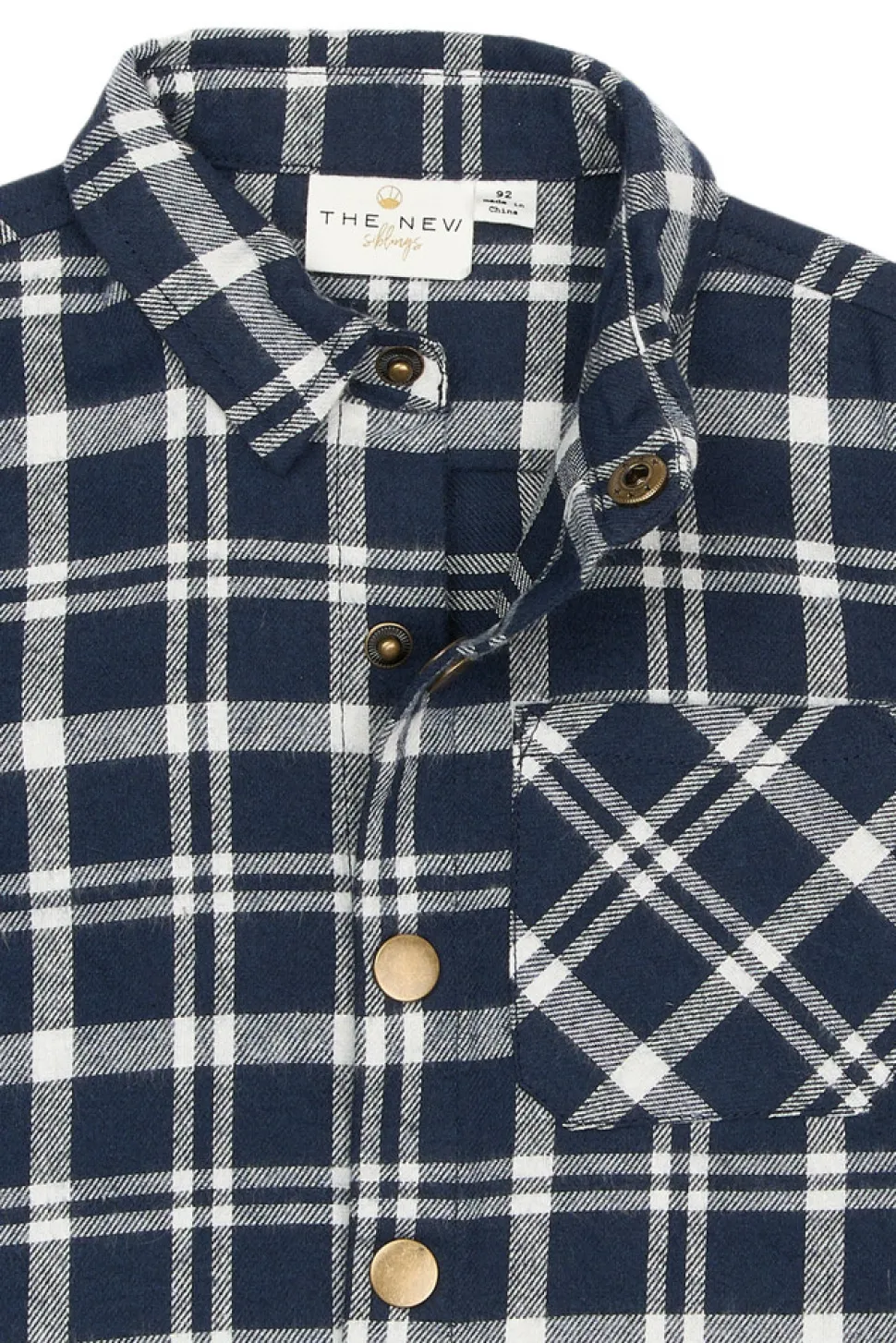 Riggs Flannel Skjorte - NAVYBLAZER