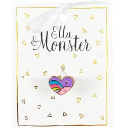 Ring Rainbow Heart Purple