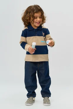 Rinon Pique Polo - NAVYBLAZER