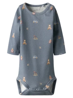 Ritoy Langærmet Body - Flint Stone