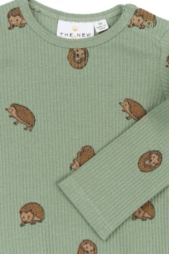 River Rib Body Langærmet - LILY PAD