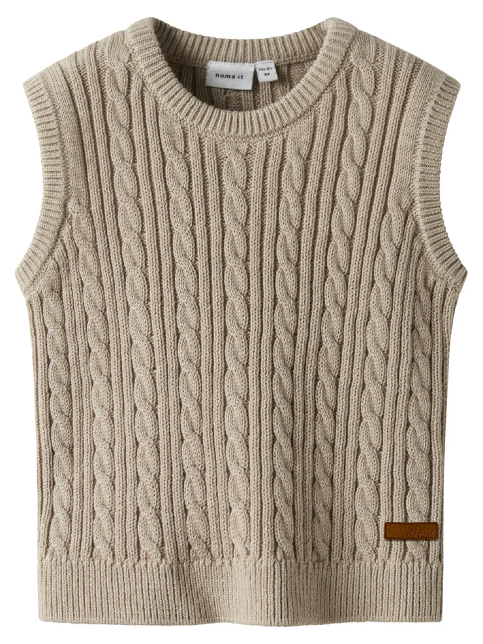 Roman Strikket Vest - Island Fossil