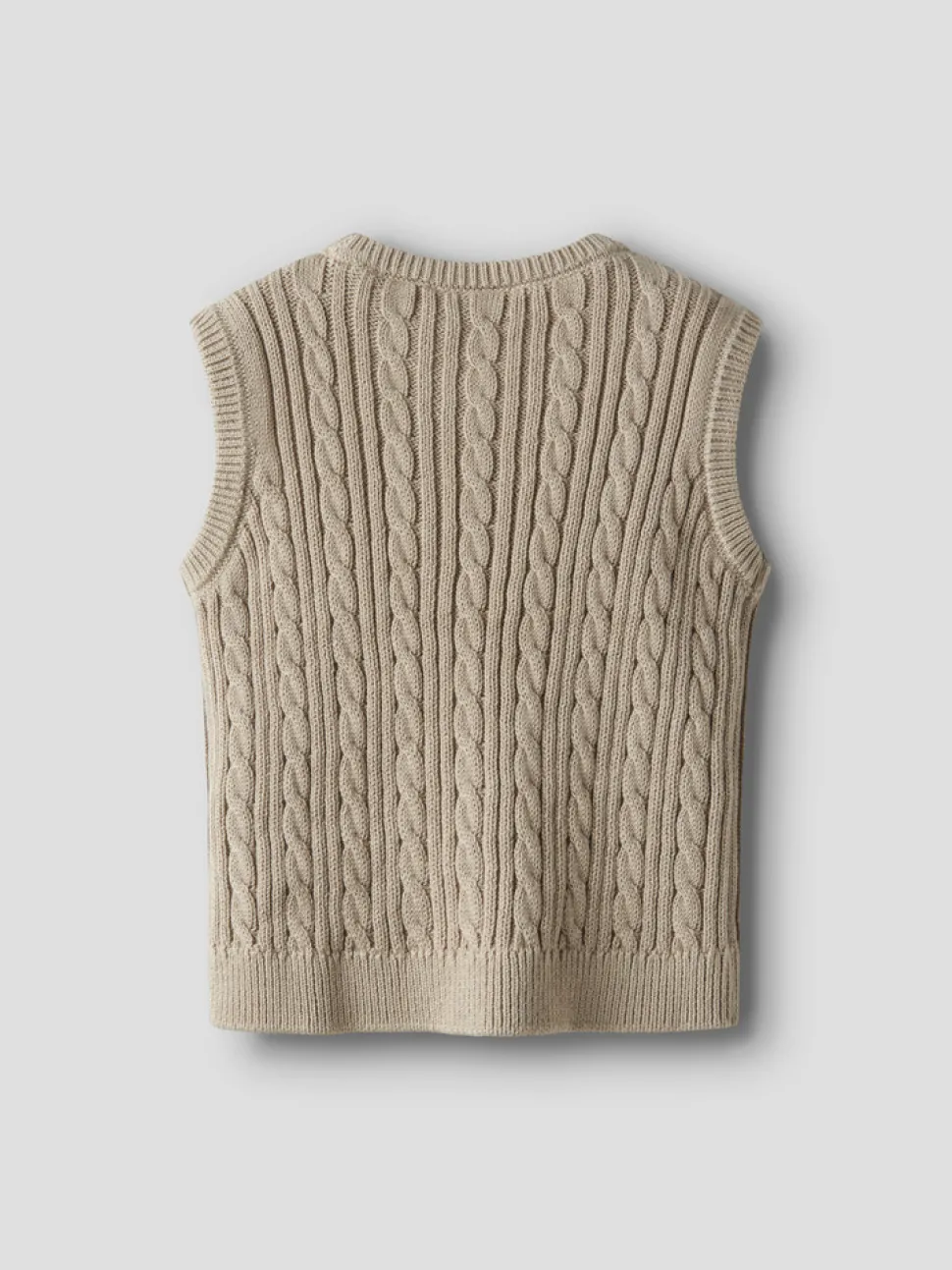 Roman Strikket Vest - Island Fossil