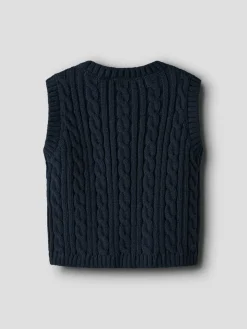 Roman Strikket Vest - Navy Blazer