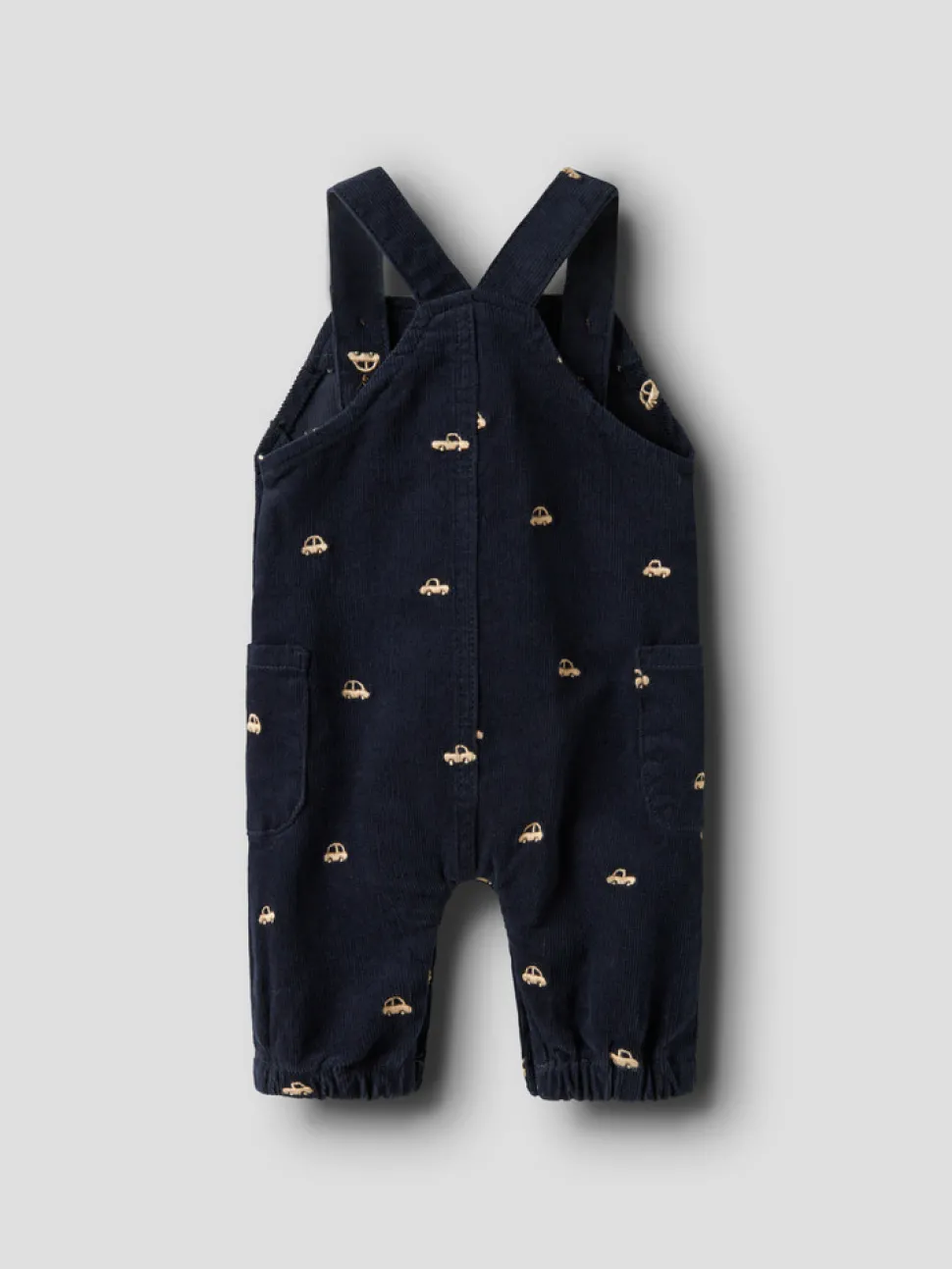 Ron Reg Cord Emb Smækbukser - Navy Blazer
