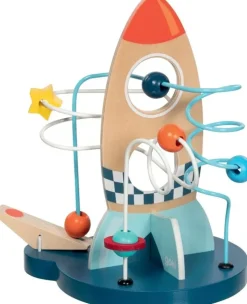 Rumskib, perlelabyrint med katapult