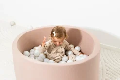 Rundt Boldbassin med 200 bolde- Cafe Latte