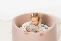 Rundt Boldbassin med 200 bolde- Cafe Latte