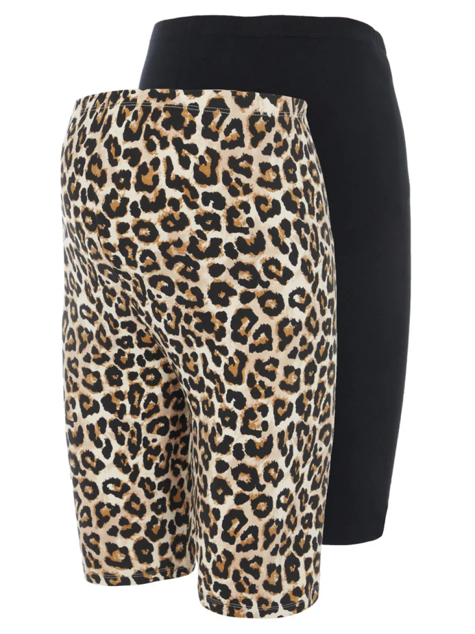 Sannie jersey biker shorts 2-pak - BLACK