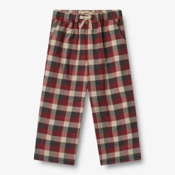 Sasha Trousers - Red Blue Check