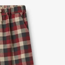 Sasha Trousers - Red Blue Check