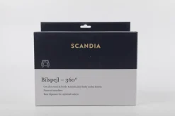 Scandia Rektangel 360 gr. bilspejl - Sort