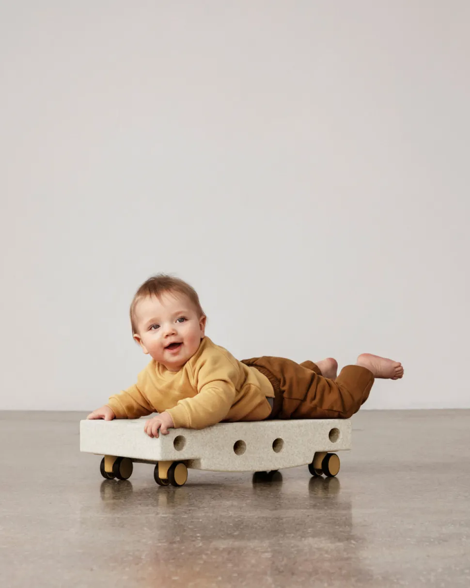 Scooter board Sand Grey / Honey Yellow