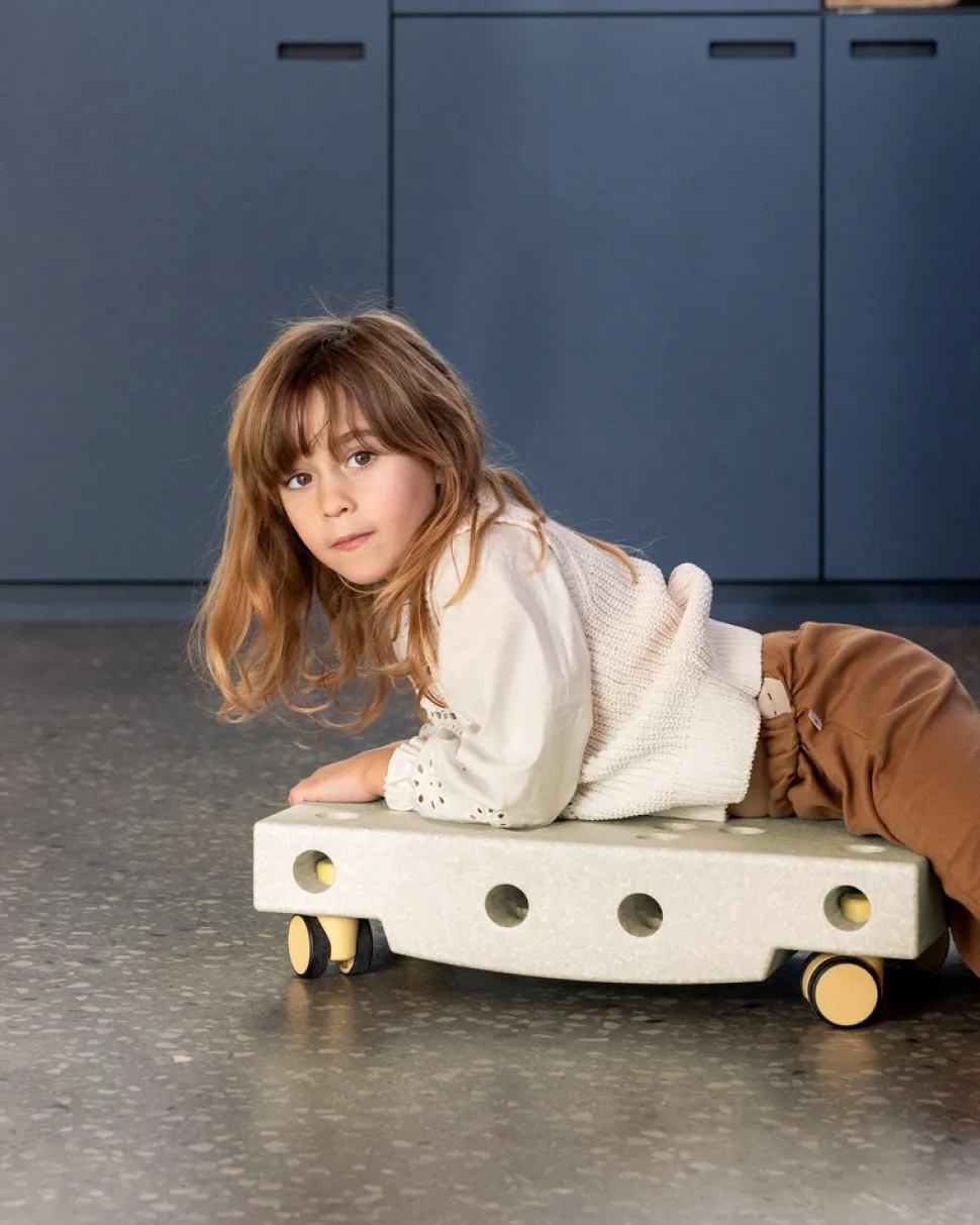 Scooter board Sand Grey / Honey Yellow