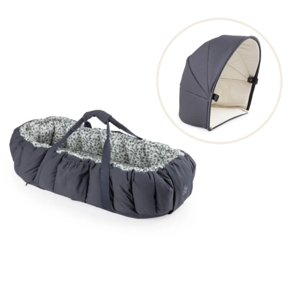 Sebra lift med kaleche - Blue olive