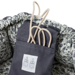 Sebra lift med kaleche - Blue olive