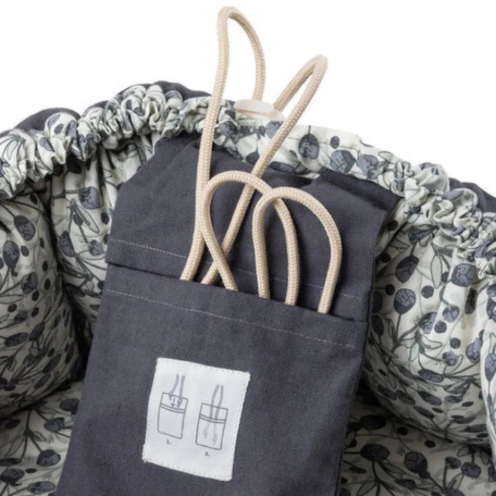 Sebra lift med kaleche - Blue olive