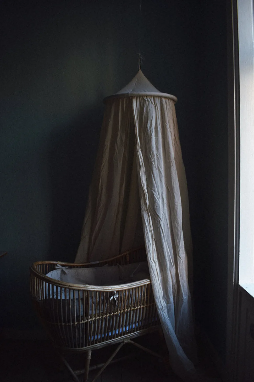 Sengehimmel - oyster grey