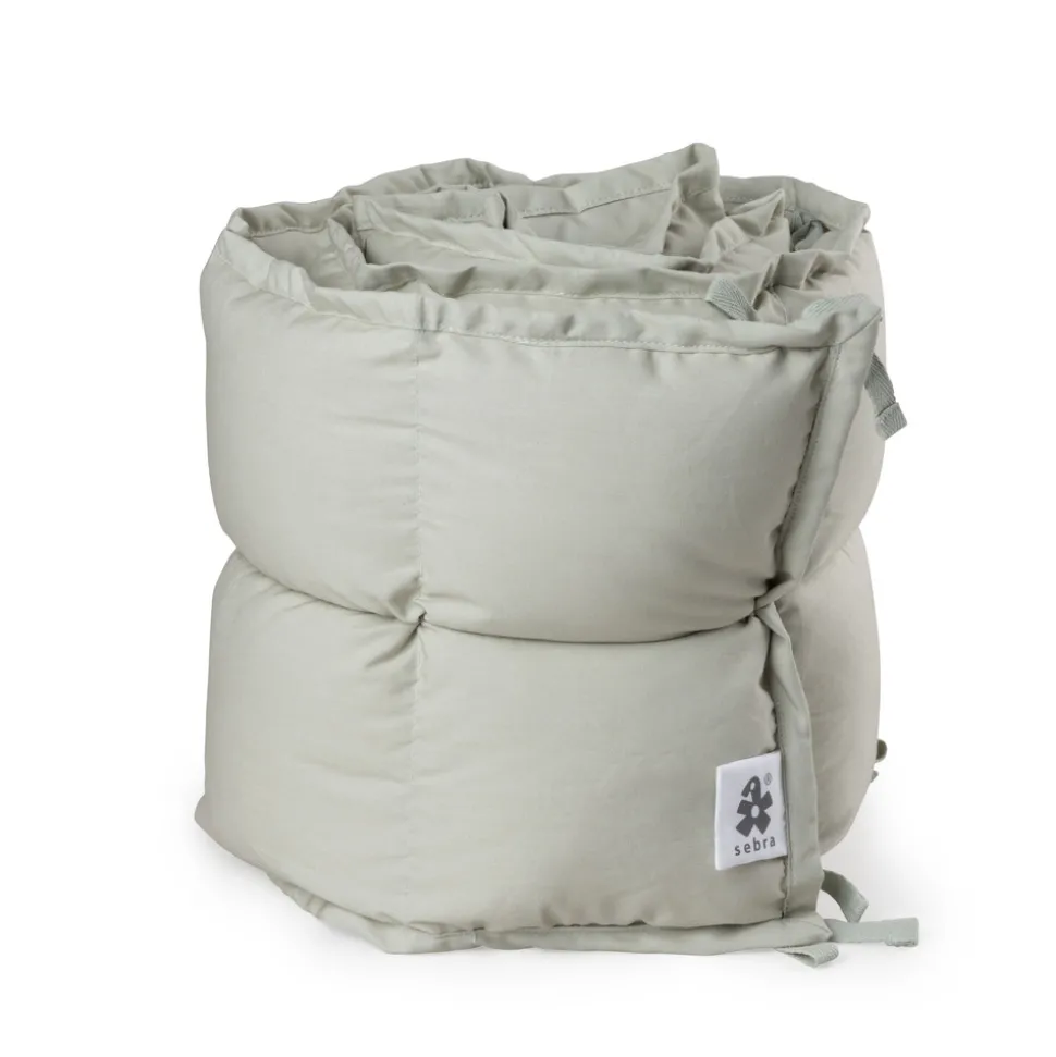 Sengerand, kapok, halv længde, mist green