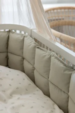 Sengerand, kapok, mist green