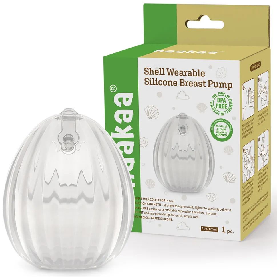 Shell Silikone Brystpumpe 120ml