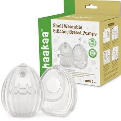 Shell Silikone Brystpumpe 120ml - 2-pak