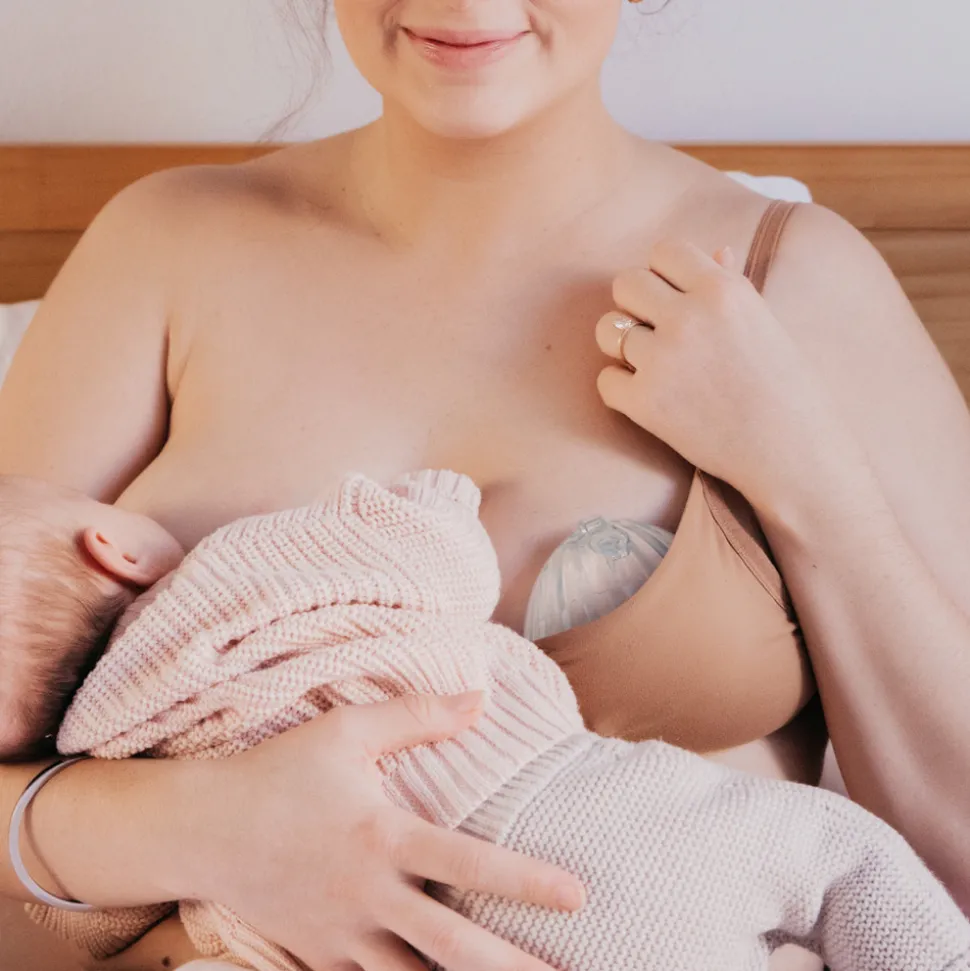 Shell Silikone Brystpumpe 120ml - 2-pak