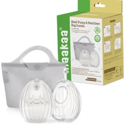 Shell Silikone Brystpumpe 75ml - 2-pak