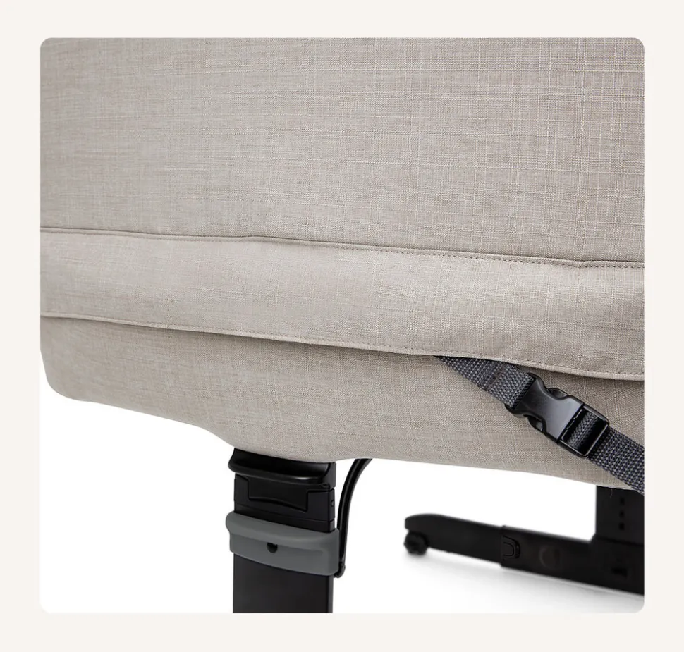 Side by side seng, foldbar, Roomie go, beige