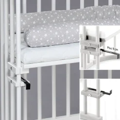 Side by Side seng, Maxi - Hvid