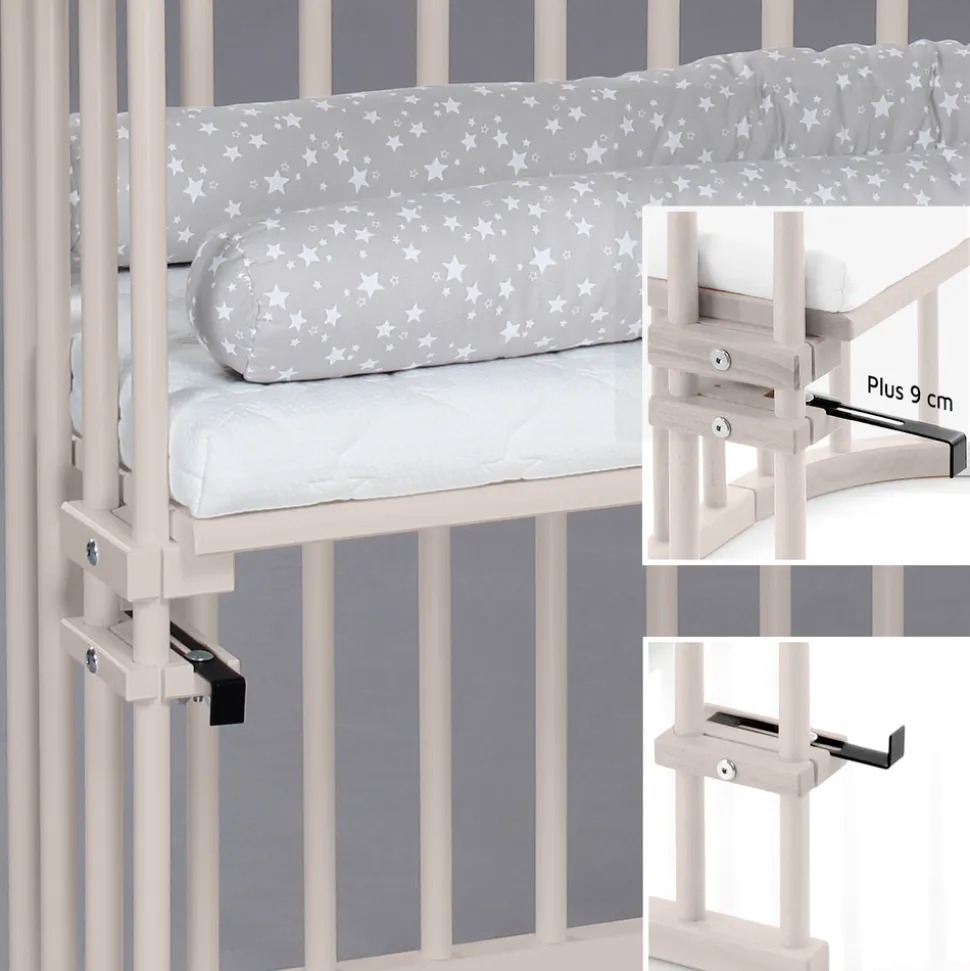 Side by side seng, original - beige