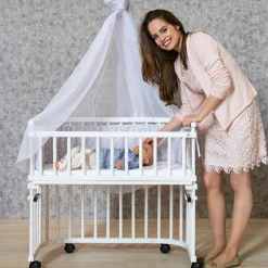 Side by side seng, original - hvid