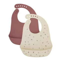 Silicon hagesmæk rose brown (2-pak)