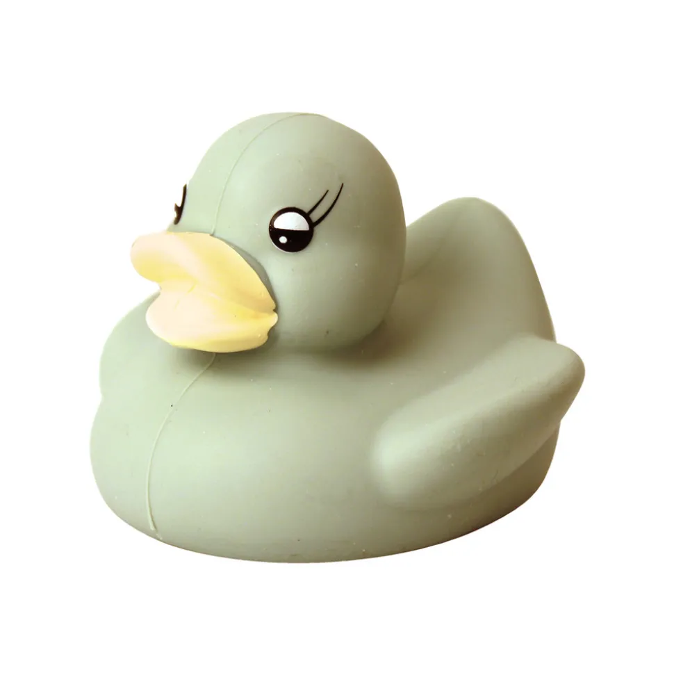 Silikone badeænder, rød, gul, grøn eller blå - 1 stk