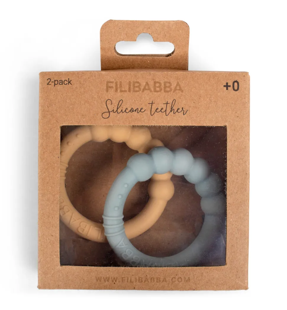 Silikone bidering 2-pak - silt green