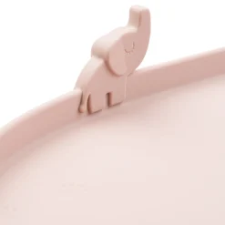 Silikone dækkeserviet m/høj kant Elphee - Pudder