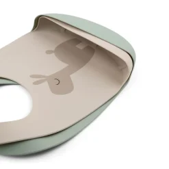 Silikone hagesmæk 2 stk. - lalee sand/grøn